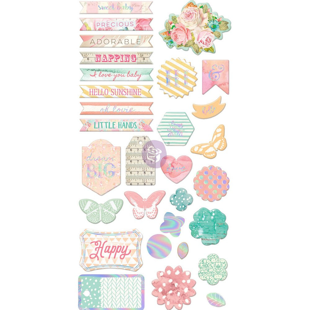 Prima - Heaven Sent Chipboard Stickers