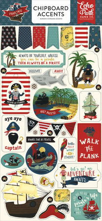 Pirate Tales - Chipboard Accents - Echo Park