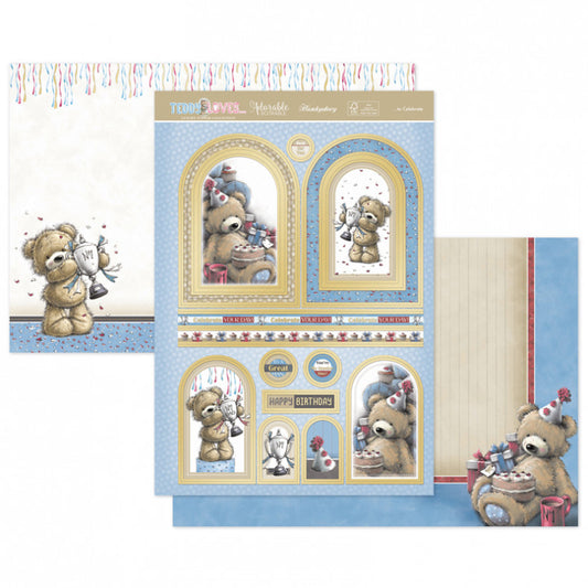 Teddy Loves - To Celebrate Hunkydory Luxury Topper
