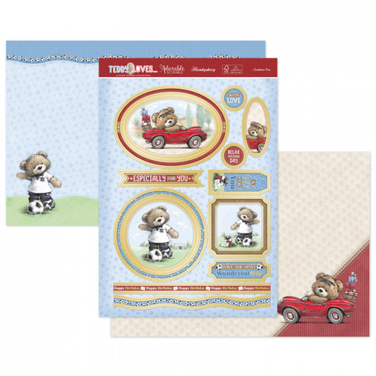 Teddy Loves - Outdoor Fun Hunkydory Luxury Topper