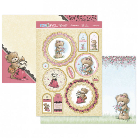 Teddy Loves - Pretty Things Hunkydory Luxury Topper