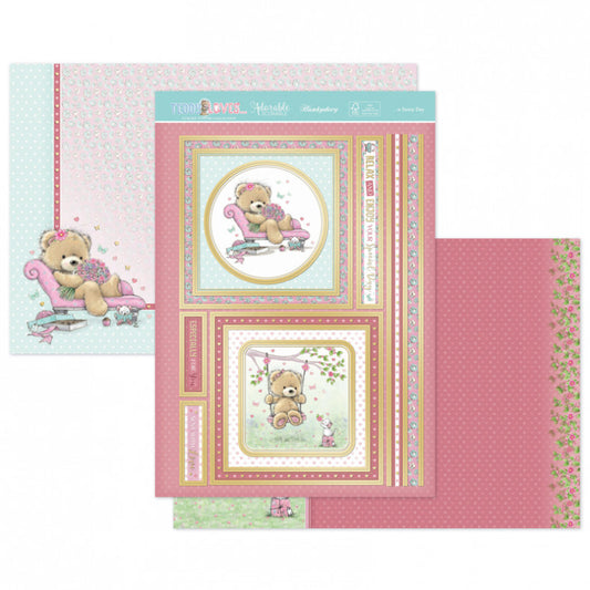 Teddy Loves - A sunny Day Hunkydory Luxury Topper